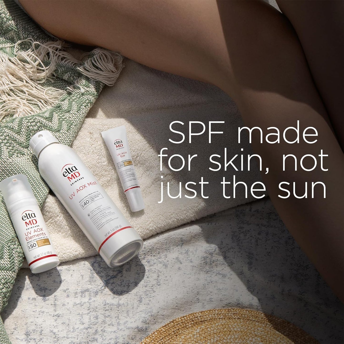 UV AOX Elements Tinted Mineral Face Sunscreen, SPF 50, Tinted Sunscreen for Face with Antioxidants, 1.7 Oz Pump