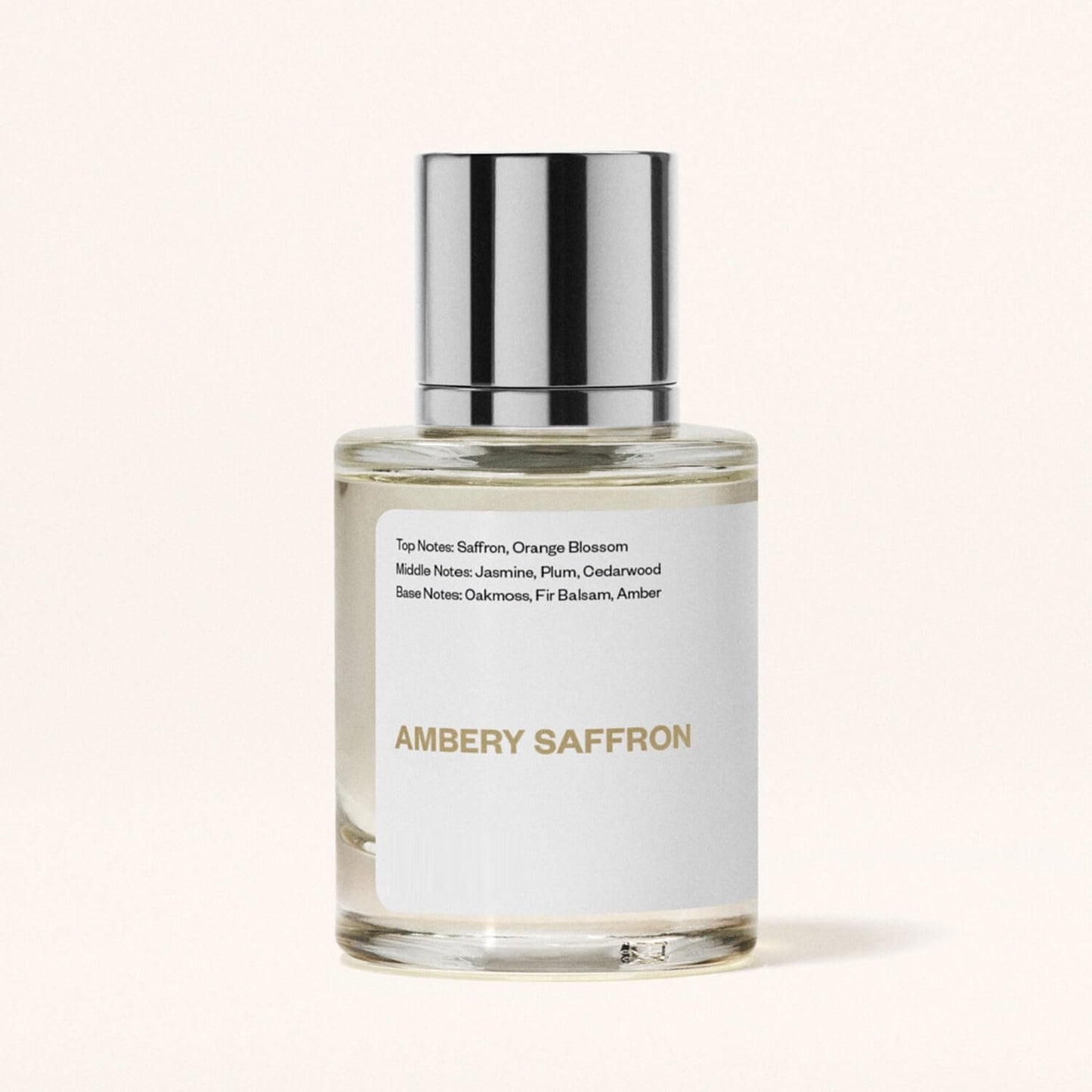 Ambery Saffron Eau De Parfum Inspired by Baccarat Rouge 540 - Vegan, Unisex Perfume Spray, 50Ml