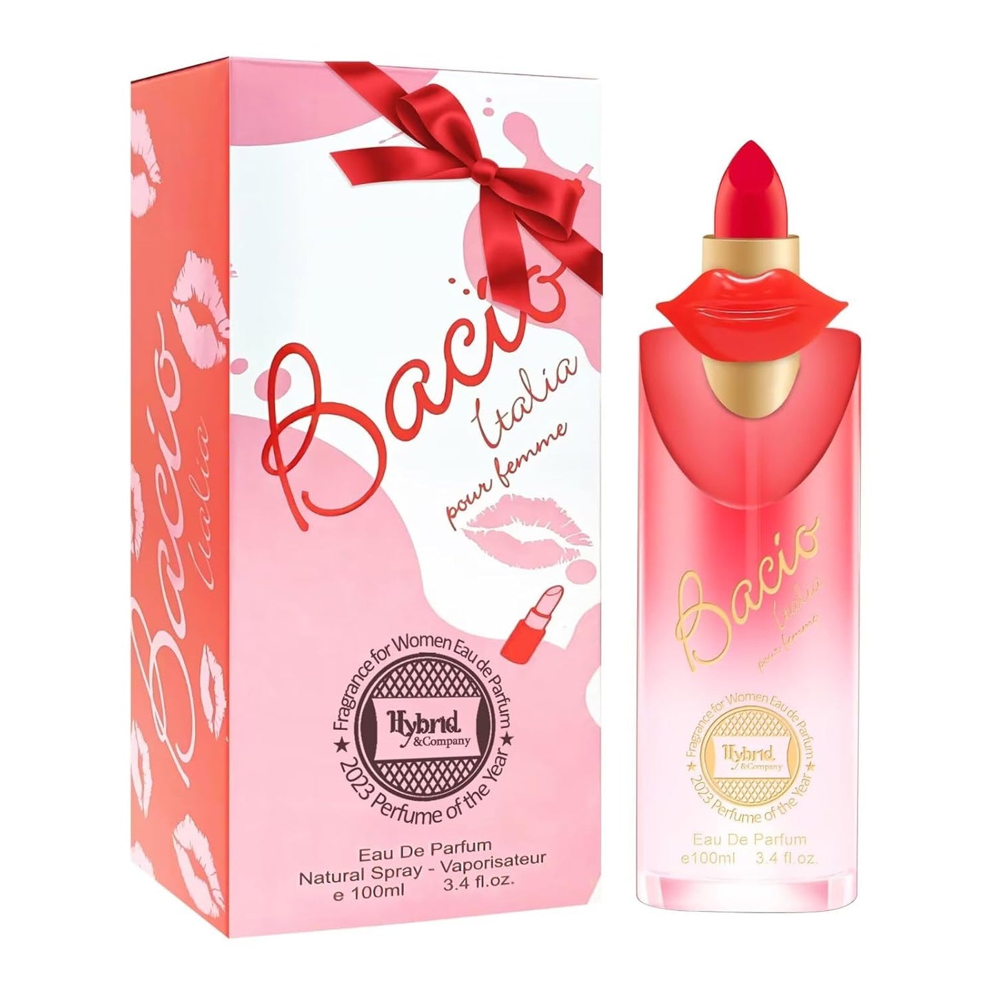 Bacio Italia for Women Signature Fragrance for the Bold Independent Scent Womens Perfume, 3.4 Fl Oz