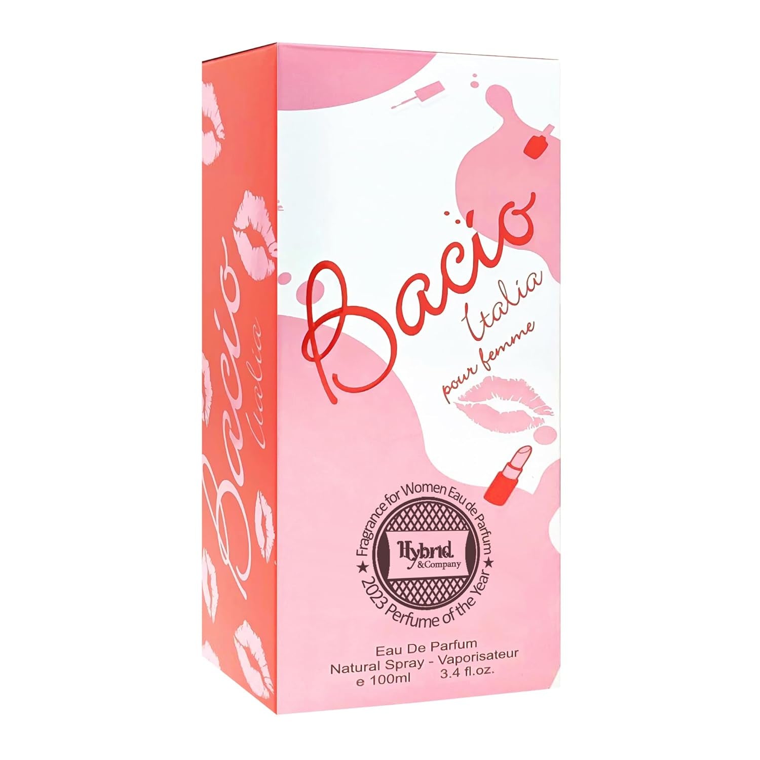 Bacio Italia for Women Signature Fragrance for the Bold Independent Scent Womens Perfume, 3.4 Fl Oz