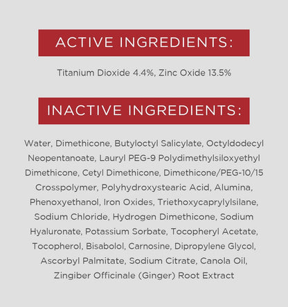 UV AOX Elements Tinted Mineral Face Sunscreen, SPF 50, Tinted Sunscreen for Face with Antioxidants, 1.7 Oz Pump